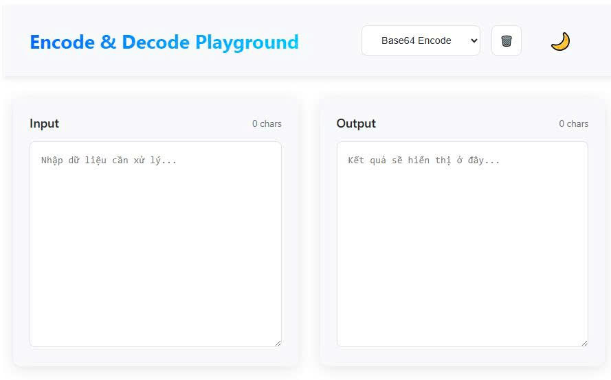 Web Tool Mã Hóa & Giải Mã Dữ Liệu – Encode & Decode